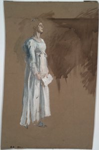 Uma figura em trajes clássicos. de Edwin Austin Abbey