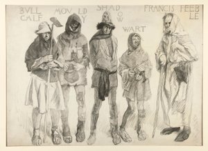 Antes da Justiça Raso de Edwin Austin Abbey