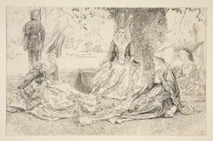 Antes da Princesa de Edwin Austin Abbey