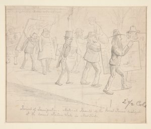 Desenho animado para de Edwin Austin Abbey