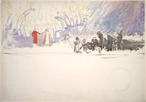 Estudo de composição para de Edwin Austin Abbey
