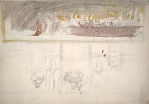 Estudo de composição para de Edwin Austin Abbey