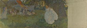 Estudo Composicional de Edwin Austin Abbey