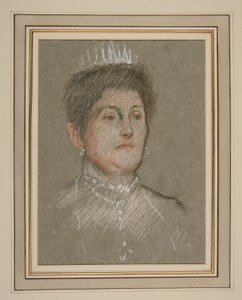 Coroação de Edward VII Retrato: Princesa Beatrice de Battenberg de Edwin Austin Abbey