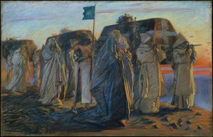 Lamento das três rainhas de Edwin Austin Abbey
