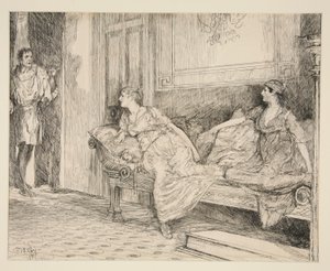 Estrada de Éfeso: de Edwin Austin Abbey