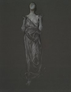 Estudo inicial de figuras para de Edwin Austin Abbey