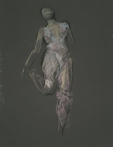 Estudo inicial de figuras para de Edwin Austin Abbey