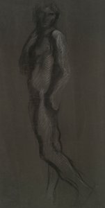 Estudo de figuras iniciais para de Edwin Austin Abbey