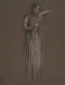 Estudo precoce para de Edwin Austin Abbey