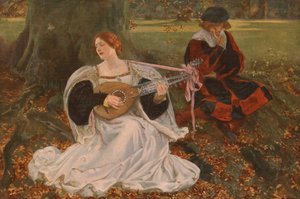 Justo é meu amor, c1900, c1930. de Edwin Austin Abbey