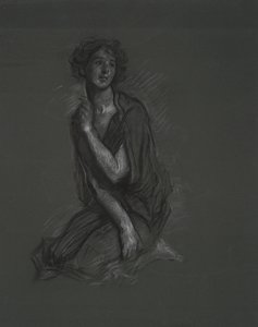 Estudo de figura de Edwin Austin Abbey