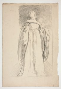 Estudo de figura para de Edwin Austin Abbey