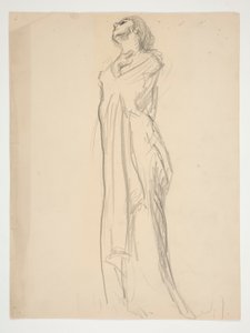 Estudo de figura para de Edwin Austin Abbey