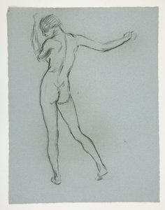 Estudo de figura para de Edwin Austin Abbey