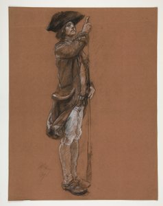 Estudo de figura para de Edwin Austin Abbey