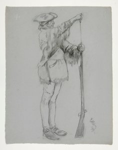 Estudo de figura para de Edwin Austin Abbey