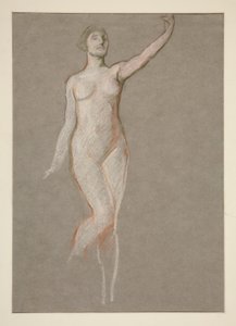 Estudo de figura para de Edwin Austin Abbey