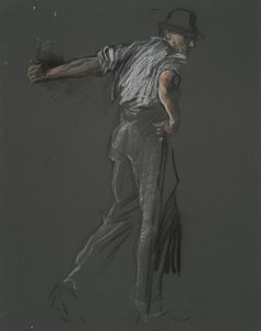 Estudo de figura para de Edwin Austin Abbey