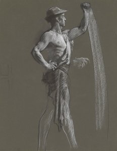 Estudo de figuras para de Edwin Austin Abbey