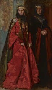 Goneril e Regan em King Lear Act I Cena I, 1902