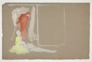 Grupo de figuras - (ilustração não identificada) de Edwin Austin Abbey