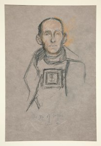 Cabeça e ombros, coroação do retrato de Edward VII de Edwin Austin Abbey