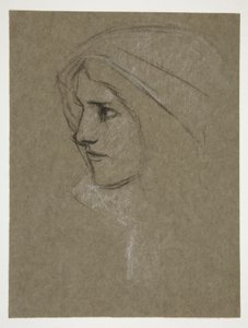 Chefe de Cordelia, do Rei Lear de Edwin Austin Abbey