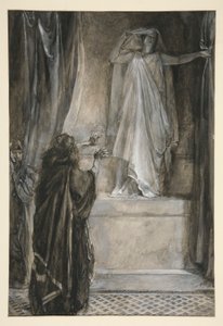 Hermione - Acto V, Cena III, O Inverno de Edwin Austin Abbey
