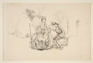 Ilustração para de Edwin Austin Abbey