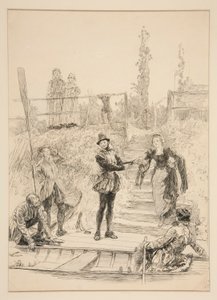 Ilustração para de Edwin Austin Abbey