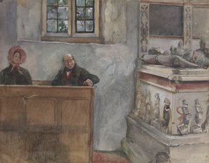 Na Igreja de Edwin Austin Abbey