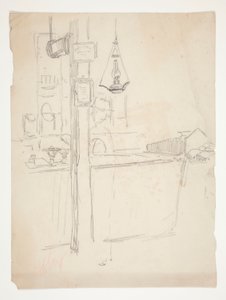 Estudo de Interiores de Edwin Austin Abbey