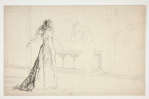 Julieta na sala, de Romeu e Julieta de Edwin Austin Abbey