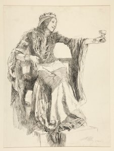 Lady Macbeth, ActoIII.cena iv, Macbeth de Edwin Austin Abbey