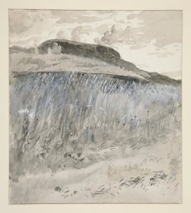 Paisagem - Campos de Edwin Austin Abbey