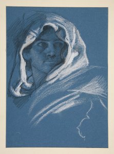 Retrato de um jovem encapuzado de Edwin Austin Abbey