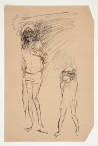 Estudo preliminar para o Amor de Edwin Austin Abbey