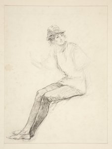 Rosalind em roupa masculina de Edwin Austin Abbey