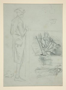 Folha de esboços de Edwin Austin Abbey