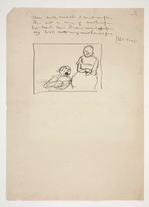 Stdy para Herrick de Edwin Austin Abbey