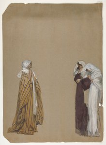 Estudar. Três números de Edwin Austin Abbey