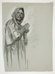 Estudo para de Edwin Austin Abbey