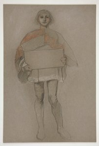Estude para de Edwin Austin Abbey