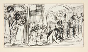 Estudo para de Edwin Austin Abbey