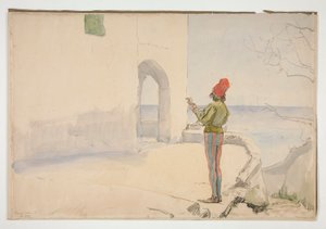 Estudo para de Edwin Austin Abbey