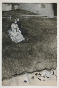Estudo para de Edwin Austin Abbey