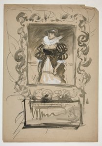 Estude para de Edwin Austin Abbey