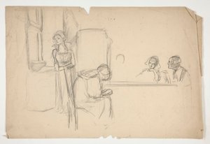 Estude para de Edwin Austin Abbey