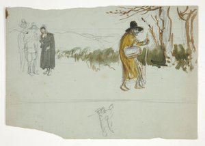 Estudo para de Edwin Austin Abbey